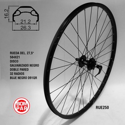 [RUE250] RUEDA DEL. 27,5" 584X21 DISCO